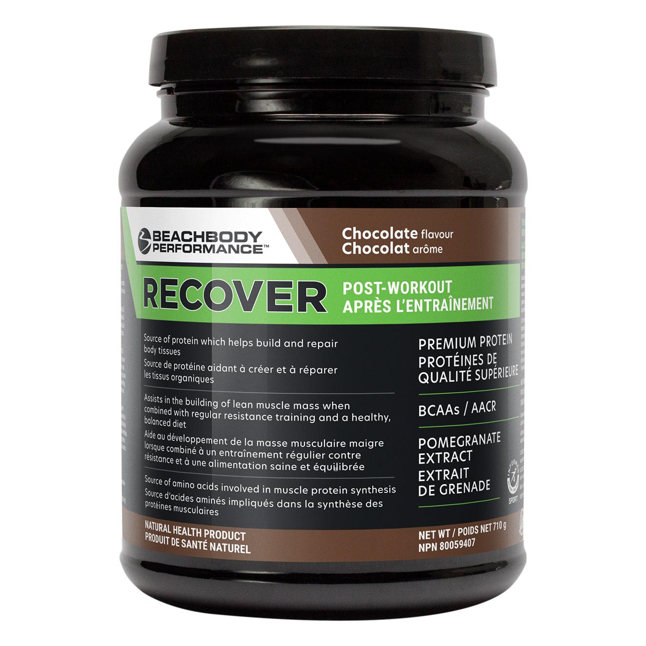 Recover post workout protein powder