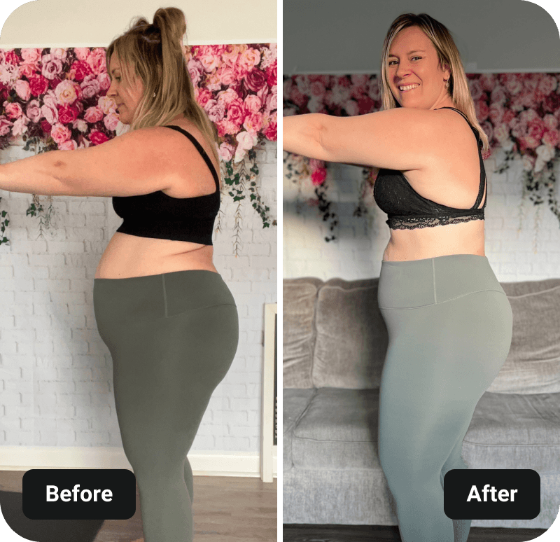 4 Week Gut Protocol Before and After