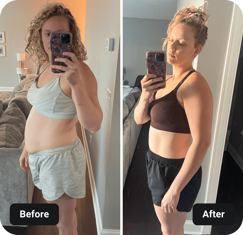 4 Week Gut Protocol Before and After