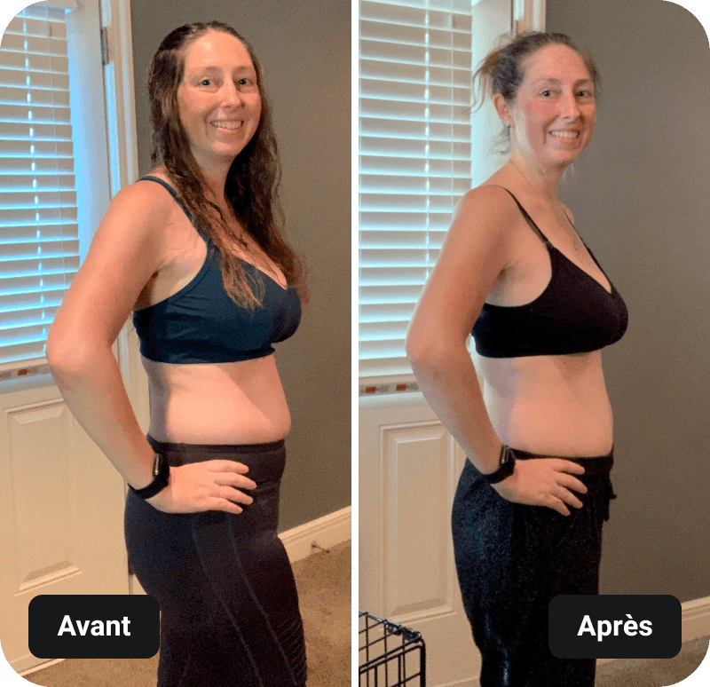 Pre & Post Natal Barre Blend results before and after