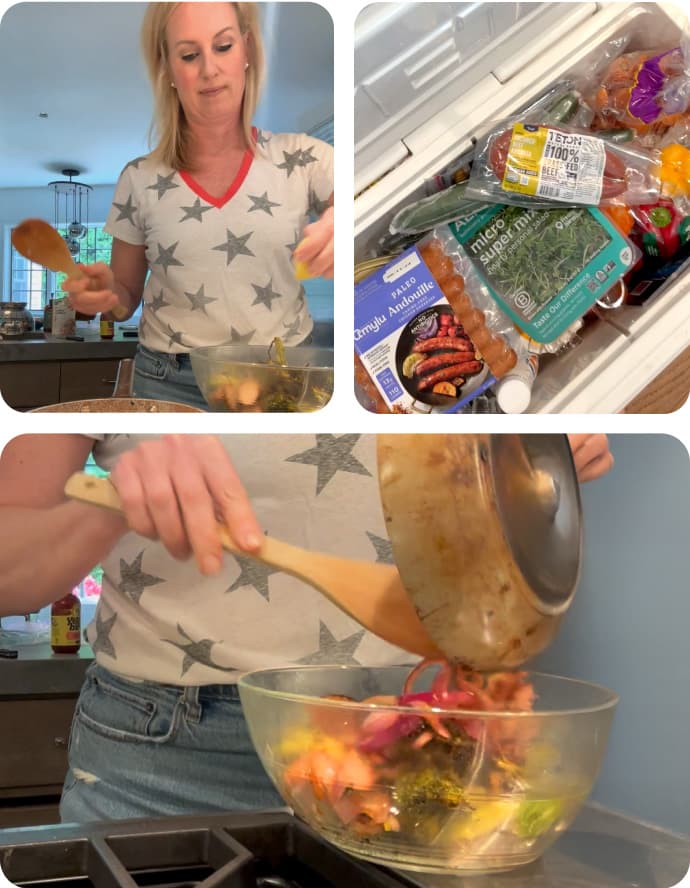 images of Tracy's real-life story with Belle Vitale